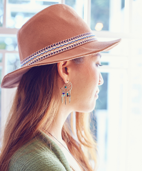 チャイハネ（チャイハネ）の「【チャイハネ】ドリーナピアス（ピアス（両耳用）・レディース・ゴールド/シルバー・FREE）」の7枚目の写真