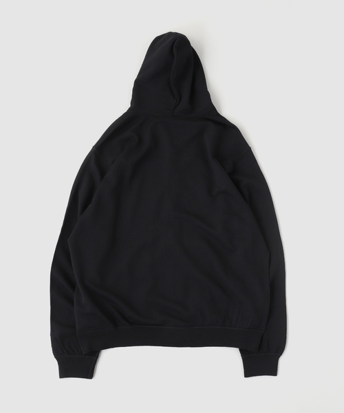 Product Twelve(プロダクトトゥエルブ)の「Product Twelve(プロダクトトゥエルブ) Super140's Melino Wool Zip Up Hoodie(Tシャツ/カットソー・メンズ・ブラック・2)」の2枚目の写真