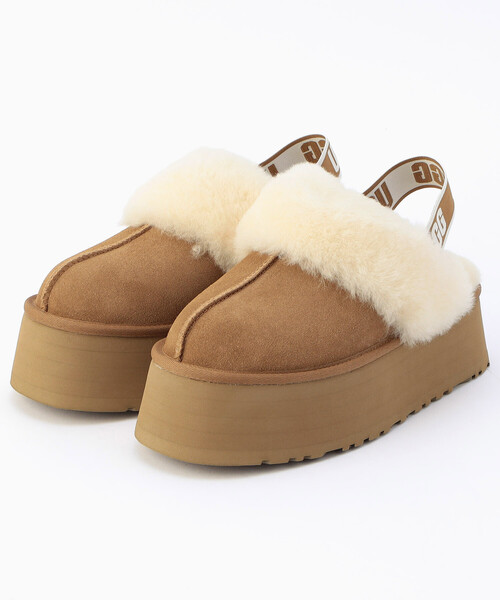 FREAK'S STORE（フリークスストア）の「UGG/アグ W FUNKETTE/ウィメンズ ファンケット　[6~8サイズ展開]（サンダル・レディース・キャメル/ブラック・7/6/8）」の2枚目の写真