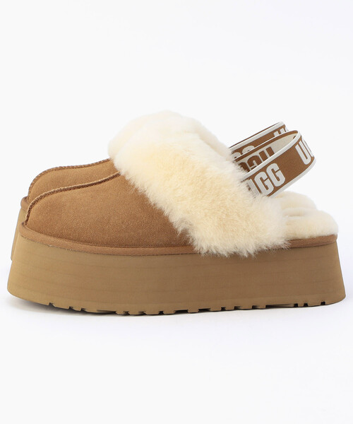 FREAK'S STORE（フリークスストア）の「UGG/アグ W FUNKETTE/ウィメンズ ファンケット　[6~8サイズ展開]（サンダル・レディース・キャメル/ブラック・7/6/8）」の4枚目の写真