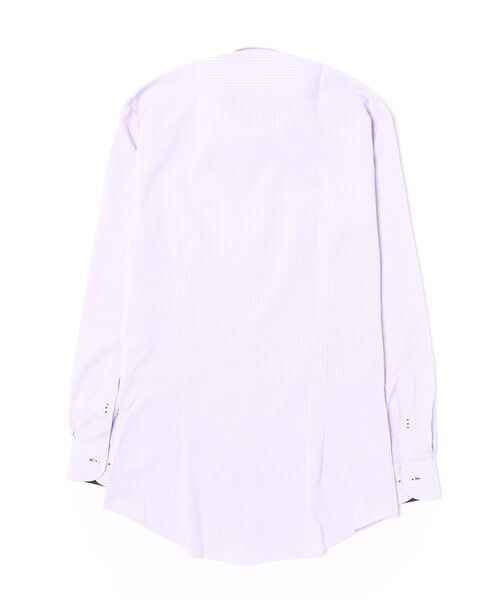 TOKYO SHIRTS(トウキョウシャツ)の「【吸水速乾】【COFREX】 形態安定ノンアイロン ボタンダウン 長袖ビジネスワイシャツ(大きいサイズ・長いサイズ)(ビジネスシャツ・メンズ・パープル・首回り39cm-裄丈88cm/首回り41cm-裄丈90cm/首回り42cm-裄丈90cm/首回り43cm-裄丈90cm/首回り45cm-裄丈82cm/首回り45cm-裄丈86cm/首回り45cm-裄丈90cm/首回り47cm-裄丈86cm/首回り47cm-裄丈90cm)」の7枚目の写真