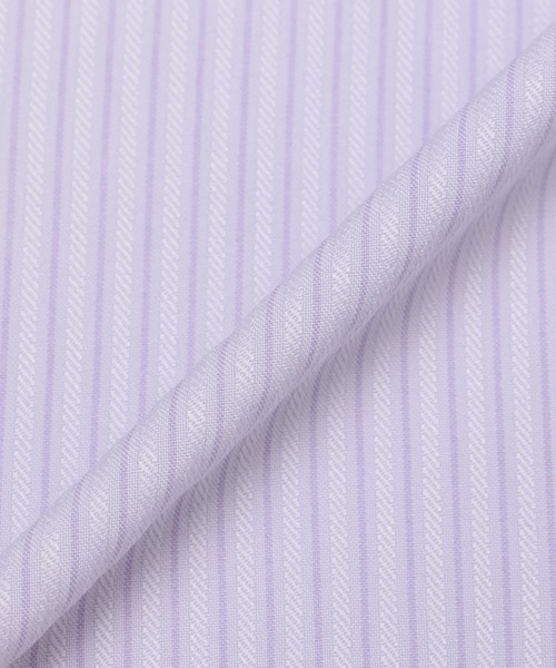 TOKYO SHIRTS(トウキョウシャツ)の「【吸水速乾】【COFREX】 形態安定ノンアイロン ボタンダウン 長袖ビジネスワイシャツ(大きいサイズ・長いサイズ)(ビジネスシャツ・メンズ・パープル・首回り39cm-裄丈88cm/首回り41cm-裄丈90cm/首回り42cm-裄丈90cm/首回り43cm-裄丈90cm/首回り45cm-裄丈82cm/首回り45cm-裄丈86cm/首回り45cm-裄丈90cm/首回り47cm-裄丈86cm/首回り47cm-裄丈90cm)」の5枚目の写真