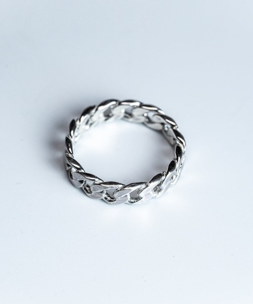 STUDIOUS(ステュディオス)の「【WAKAN SILVER SMITH】R-048 Gourmette(グルメット) Chain ring S(リング・メンズ・シルバー・17/19)」の1枚目の写真