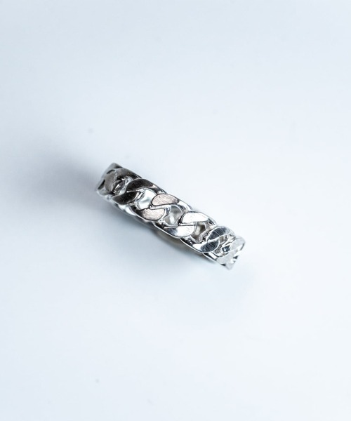 STUDIOUS(ステュディオス)の「【WAKAN SILVER SMITH】R-048 Gourmette(グルメット) Chain ring S(リング・メンズ・シルバー・17/19)」の2枚目の写真