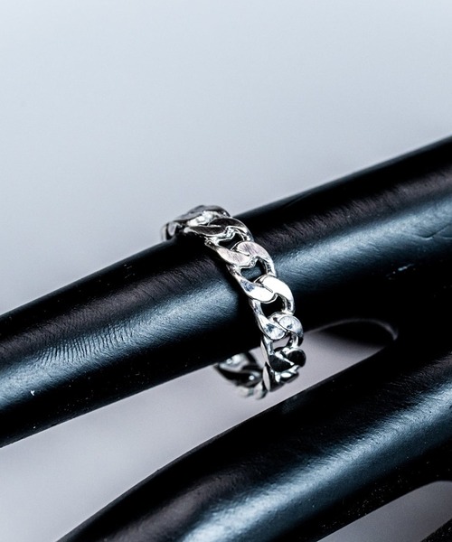 STUDIOUS(ステュディオス)の「【WAKAN SILVER SMITH】R-048 Gourmette(グルメット) Chain ring S(リング・メンズ・シルバー・17/19)」の3枚目の写真
