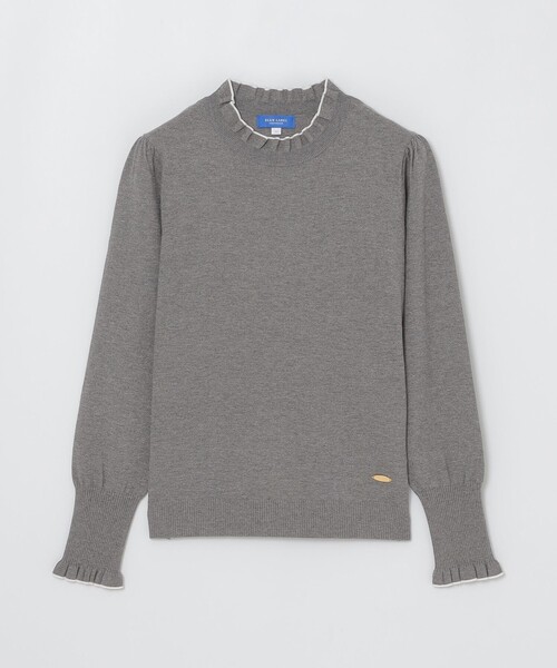 BLUE LABEL CRESTBRIDGE(ブルーレーベルクレストブリッジ)の「フリルディテールニットプルオーバー(ニット/セーター・レディース・ワイン/グレー系その他/オフホワイト/ブラック・38)」の14枚目の写真