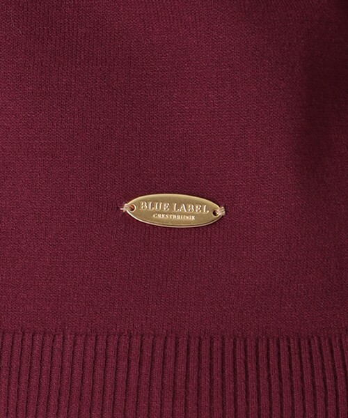 BLUE LABEL CRESTBRIDGE(ブルーレーベルクレストブリッジ)の「フリルディテールニットプルオーバー(ニット/セーター・レディース・ワイン/グレー系その他/オフホワイト/ブラック・38)」の6枚目の写真