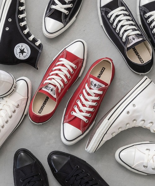 CONVERSE(コンバース)の「CONVERSE コンバース ALL STAR POINTEDTOE OX オールスター ポインテッドトゥ ローカット スニーカー(スニーカー・レディース・レッド/ブラック×ブラック/ブラック/ホワイト・23.0cm/23.5cm/24.0cm/24.5cm/25.0cm)」の21枚目の写真