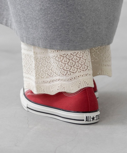 CONVERSE(コンバース)の「CONVERSE コンバース ALL STAR POINTEDTOE OX オールスター ポインテッドトゥ ローカット スニーカー(スニーカー・レディース・レッド/ブラック×ブラック/ブラック/ホワイト・23.0cm/23.5cm/24.0cm/24.5cm/25.0cm)」の10枚目の写真