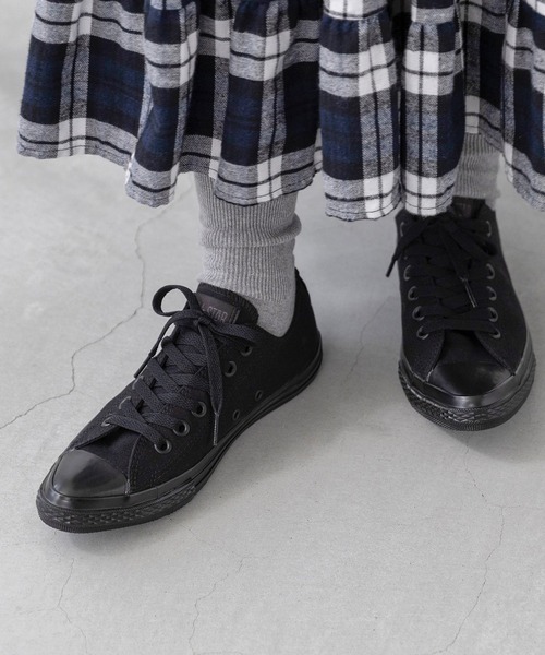 CONVERSE(コンバース)の「CONVERSE コンバース ALL STAR POINTEDTOE OX オールスター ポインテッドトゥ ローカット スニーカー(スニーカー・レディース・レッド/ブラック×ブラック/ブラック/ホワイト・23.0cm/23.5cm/24.0cm/24.5cm/25.0cm)」の14枚目の写真