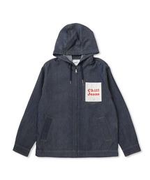  j.n.r.d（ジェー・エヌ・アール・ディー）の「チルジーンズフード付きブルゾン/セットアップ対応（その他アウター）」