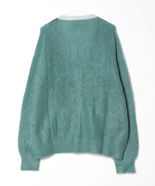 F-LAGSTUF-F（フラグスタフ）の「MOHAIR CARDIGAN（カーディガン/ボレロ・メンズ・グリーン/グレー・X-LARGE/LARGE/MEDIUM）」の3枚目の写真