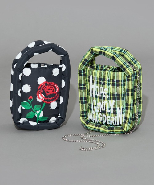 Casselini(キャセリーニ)の「Casselini(キャセリーニ)Muse Box Mini Bag(ショルダーバッグ・レディース・ブラック/イエロー・FREE)」の3枚目の写真