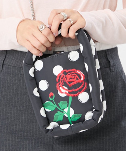 Casselini(キャセリーニ)の「Casselini(キャセリーニ)Muse Box Mini Bag(ショルダーバッグ・レディース・ブラック/イエロー・FREE)」の19枚目の写真
