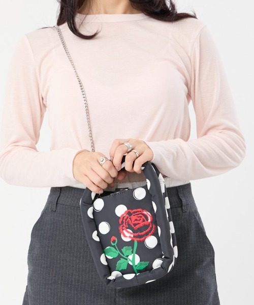 Casselini(キャセリーニ)の「Casselini(キャセリーニ)Muse Box Mini Bag(ショルダーバッグ・レディース・ブラック/イエロー・FREE)」の18枚目の写真
