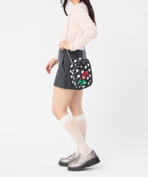 Casselini(キャセリーニ)の「Casselini(キャセリーニ)Muse Box Mini Bag(ショルダーバッグ・レディース・ブラック/イエロー・FREE)」の21枚目の写真