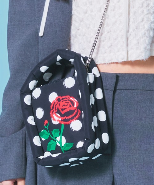 Casselini(キャセリーニ)の「Casselini(キャセリーニ)Muse Box Mini Bag(ショルダーバッグ・レディース・ブラック/イエロー・FREE)」の6枚目の写真