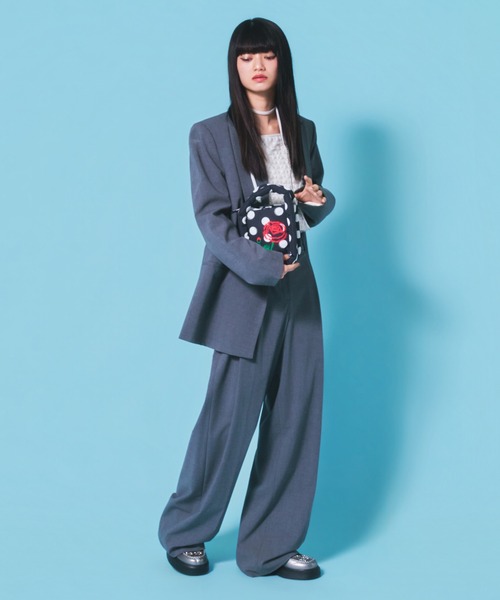 Casselini(キャセリーニ)の「Casselini(キャセリーニ)Muse Box Mini Bag(ショルダーバッグ・レディース・ブラック/イエロー・FREE)」の9枚目の写真