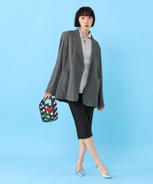 Casselini(キャセリーニ)の「Casselini(キャセリーニ)Muse Box Mini Bag(ショルダーバッグ・レディース・ブラック/イエロー・FREE)」の14枚目の写真