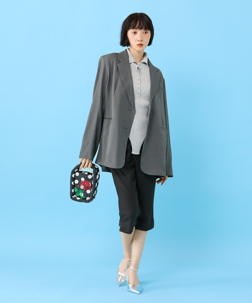 Casselini(キャセリーニ)の「Casselini(キャセリーニ)Muse Box Mini Bag(ショルダーバッグ・レディース・ブラック/イエロー・FREE)」の16枚目の写真