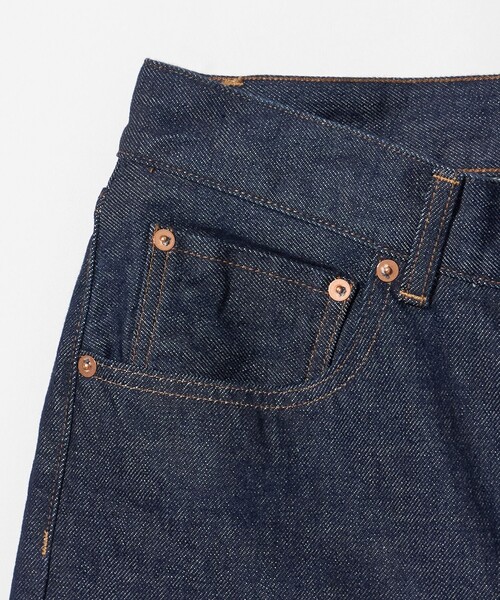 California General Store(California General Store)の「<CGS.>セルビッチ ストレート 5ポケット デニム(デニムパンツ・メンズ・ネイビー・S/M/L/XL)」の4枚目の写真