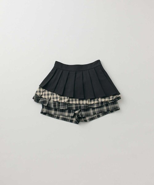 Belle Charme(ベルシャルム)の「【Belle Charme】Mix Check Pleats Skirt(スカート・レディース・ブラック/グレー/ベージュ・FREE)」の19枚目の写真