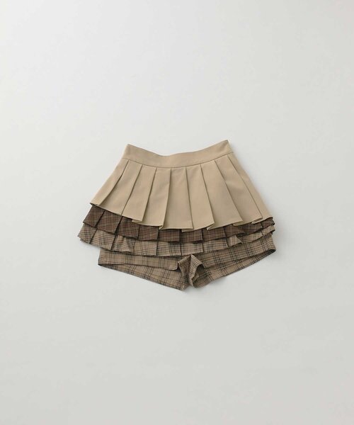セール】【Belle Charme】Mix Check Pleats Skirt（スカート）｜Belle