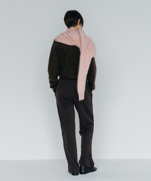 CREDONA(クレドナ)の「MINK FINISH CREW-NECK KNIT TOP/ミンクフィニッシュクルーネックニット(ニット/セーター・レディース・ブラウン/ピンク/グレー/イエロー・FREE)」の16枚目の写真