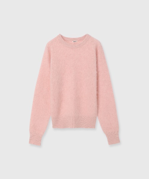 CREDONA(クレドナ)の「MINK FINISH CREW-NECK KNIT TOP/ミンクフィニッシュクルーネックニット(ニット/セーター・レディース・ブラウン/ピンク/グレー/イエロー・FREE)」の20枚目の写真