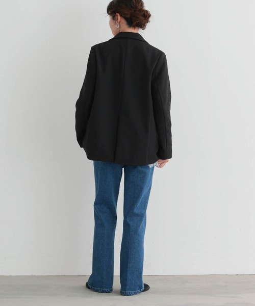 for/c（フォーシー）の「[低身長/高身長向けサイズ有]ストレッチセミフレアデニムパンツ【サスティナブル】（その他パンツ・レディース・インディゴブルー/グレー/ブルー・L/M/TM/PM/LL）」の12枚目の写真