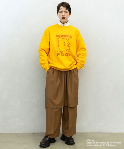 MARECHAL TERRE(マルシャルテル)の「レイヤードパンツ(その他パンツ・レディース・ブラック/グレー/ブラウン/チャコールグレー・MEDIUM)」の7枚目の写真