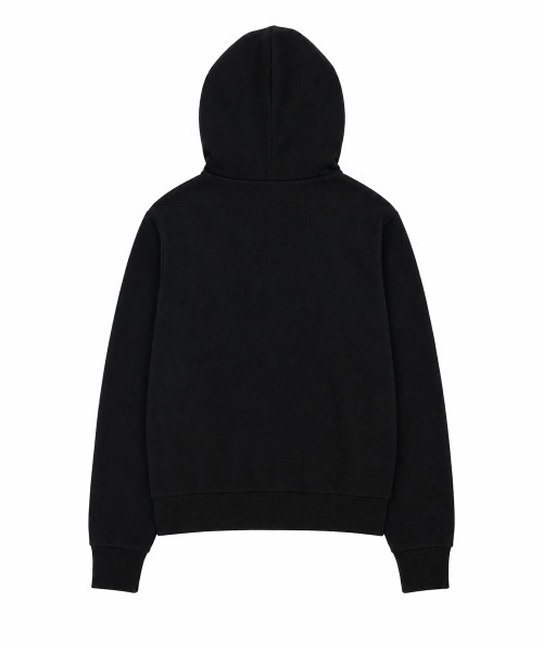 SEW-B（ソービー）の「ハイネック NUMERICA (セミオーバー) ジップアップパーカー [ブラック]（パーカー・レディース・その他・FREE）」の4枚目の写真