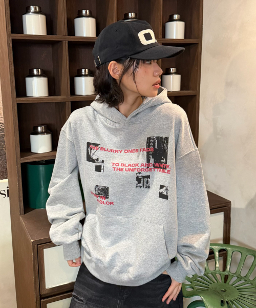 AMOU(アモウ)の「Fade Picture Hoodie GRAY(パーカー・レディース・その他・1/2)」の7枚目の写真