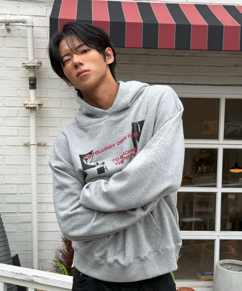 AMOU(アモウ)の「Fade Picture Hoodie GRAY(パーカー・レディース・その他・1/2)」の6枚目の写真