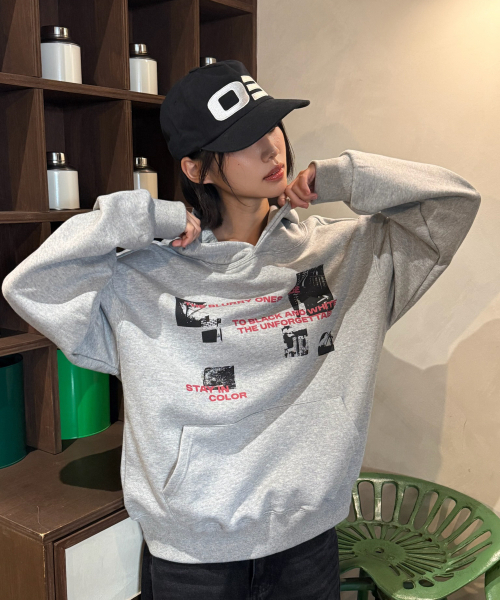 AMOU(アモウ)の「Fade Picture Hoodie GRAY(パーカー・レディース・その他・1/2)」の5枚目の写真