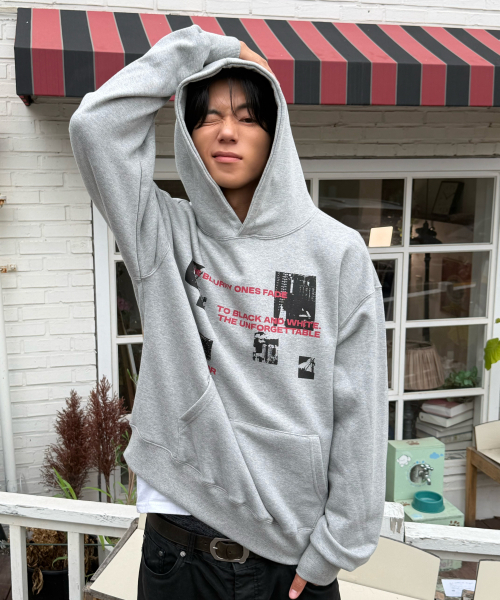AMOU(アモウ)の「Fade Picture Hoodie GRAY(パーカー・レディース・その他・1/2)」の4枚目の写真