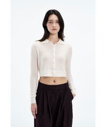 Studio Doe（スタジオドー）の「Studio Doe Mohair Blend Collared Cardigan（ニット/セーター）」