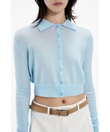 Studio Doe（スタジオドー）の「Studio Doe Mohair Blend Collared Cardigan（ニット/セーター）」