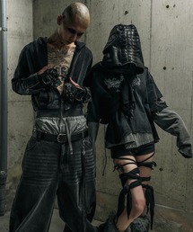 DIG YOUR OWN GRAVE（ディグユアオウングレイブ）の「【DIG YOUR OWN GRAVE】FADED SEAM ZIP HOODIE / 【ディグユアオウングレイブ】ジッパースリット長袖ジップパーカー（パーカー）」