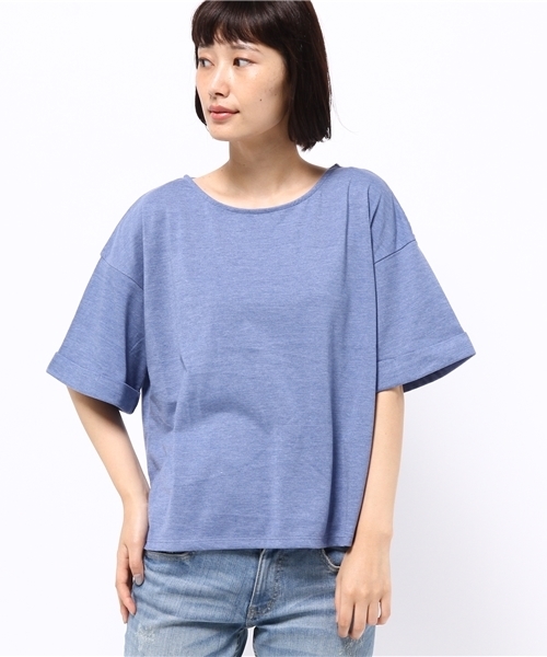 earth music&ecology(アースミュージックアンドエコロジー)の「フレアスリーブカットプルオーバー(Tシャツ/カットソー・レディース・オレンジ/ネイビー/オフホワイト/LT.Gray/ブルー・FREE)」の16枚目の写真