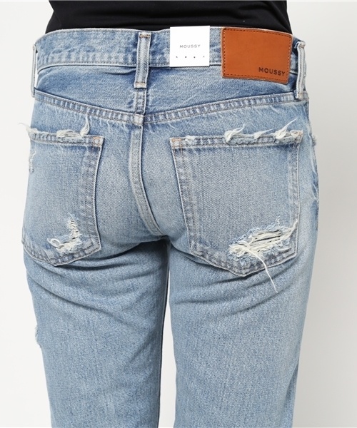 MOUSSY（マウジー）の「MV Ashford Tapered（デニムパンツ・レディース・ブルー・23inch/24inch/25inch/26inch/27inch）」の7枚目の写真
