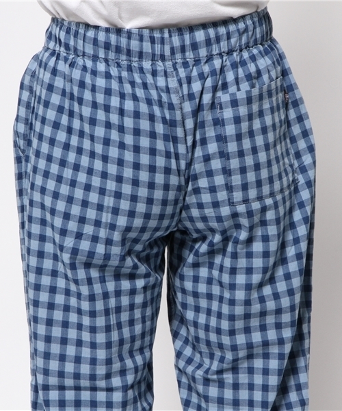 Denime（ドゥニーム）の「インディゴチェックジョガーパンツ（その他パンツ・メンズ・ライトインディゴブルー/インディゴブルー・MEDIUM/LARGE）」の7枚目の写真