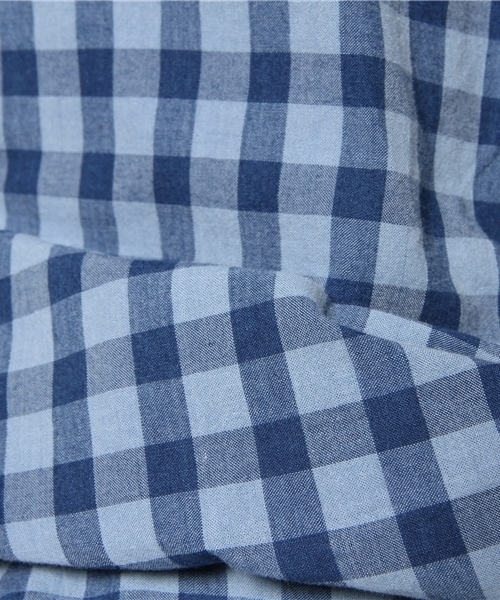 Denime（ドゥニーム）の「インディゴチェックジョガーパンツ（その他パンツ・メンズ・ライトインディゴブルー/インディゴブルー・MEDIUM/LARGE）」の10枚目の写真