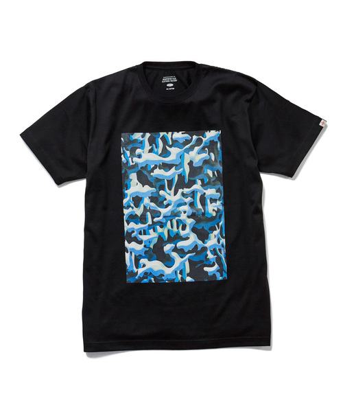 HEAD PORTER（ヘッドポーター）の「NU-CAMO TEE（Tシャツ/カットソー・メンズ・ホワイト/ブラック・X-LARGE/SMALL/LARGE/MEDIUM）」の2枚目の写真