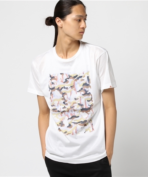HEAD PORTER（ヘッドポーター）の「NU-CAMO TEE（Tシャツ/カットソー・メンズ・ホワイト/ブラック・X-LARGE/SMALL/LARGE/MEDIUM）」の3枚目の写真