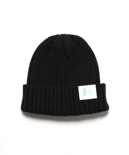 URBAN RESEARCH DOORS（アーバンリサーチドアーズ）の「FORK＆SPOON Knit Cap（その他小物・キッズ・ブラック/オフホワイト/グレー・ONE）」の2枚目の写真