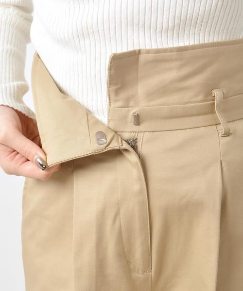 Khaju(カージュ)の「Khaju:チノワイドパンツ◇(チノパンツ・レディース・ベージュ/ネイビー・36/38)」の12枚目の写真