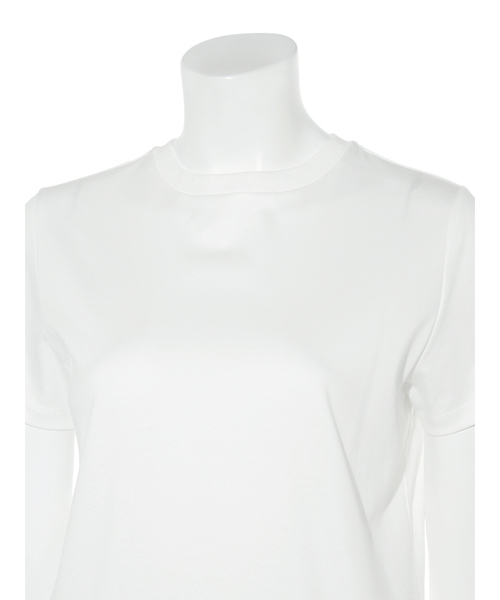 Mila Owen(ミラオーウェン)の「ハイラインクルーネックTシャツ(Tシャツ/カットソー・レディース・ホワイト/パープル/グレー・FREE)」の10枚目の写真