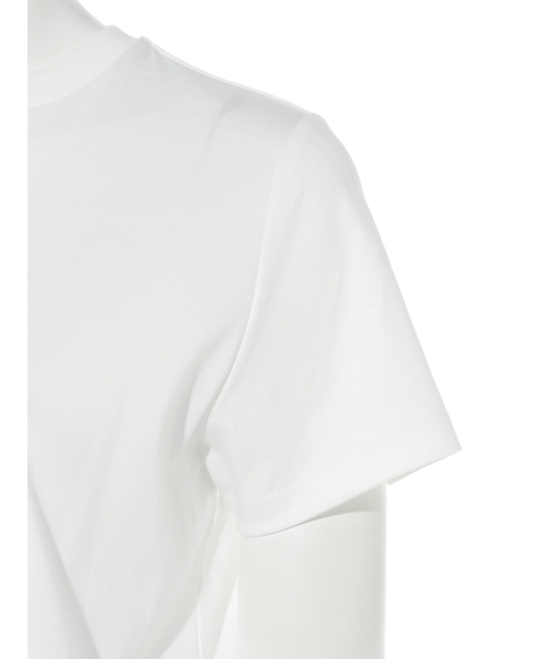 Mila Owen(ミラオーウェン)の「ハイラインクルーネックTシャツ(Tシャツ/カットソー・レディース・ホワイト/パープル/グレー・FREE)」の11枚目の写真