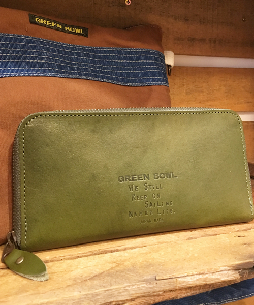 GREEN BOWL（グリーンボウル）の「GREEN BOWL Leather Wallet/グリーンボウルレザーウォレット（財布・メンズ・ネイビー/カーキ/ブラウン系その他/キャメル・FREE）」の13枚目の写真